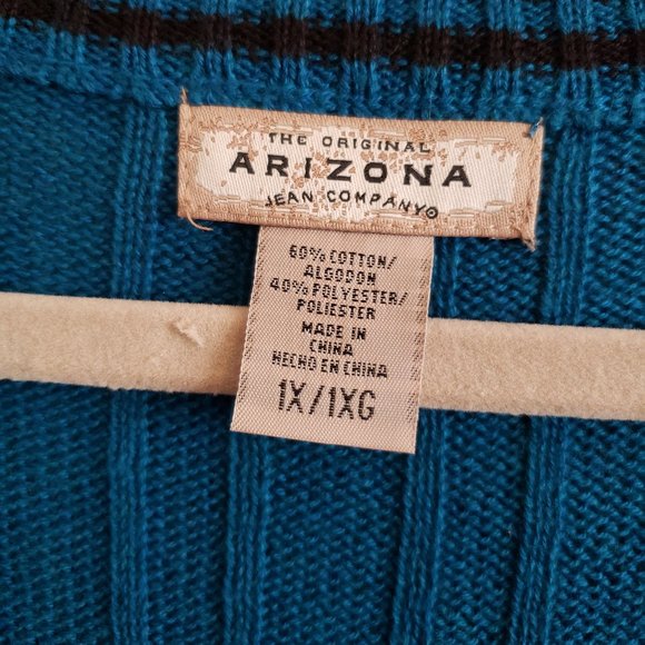 💋🌻HP🌻Teal V Neck Collar Sweater**2 for $15 BUNDLE ** - Picture 4 of 4